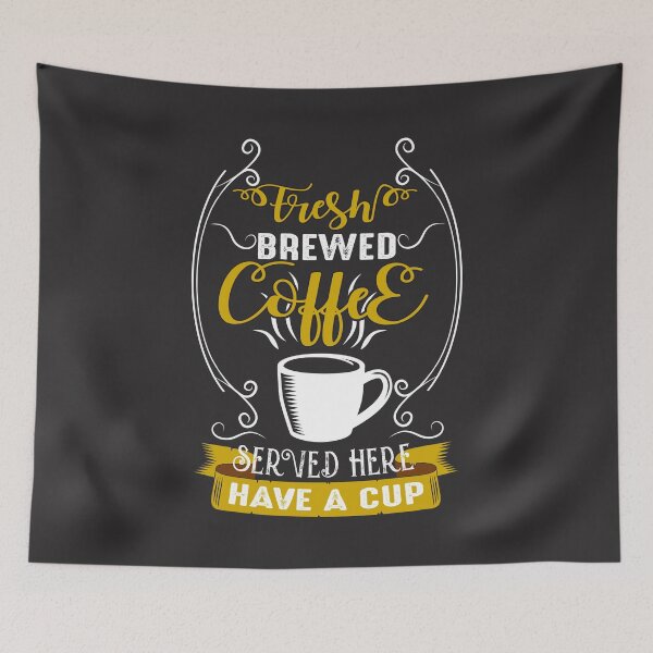 Item preview, Fresh Brewed Coffee Served here have a Cup designed and sold by Mande Arts.