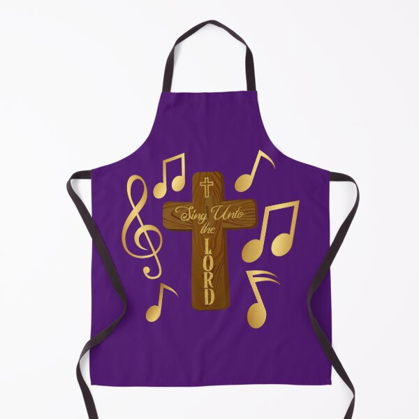 Item preview, Sing Unto the Lord! Purple Background designed and sold by PawsitiveMum.