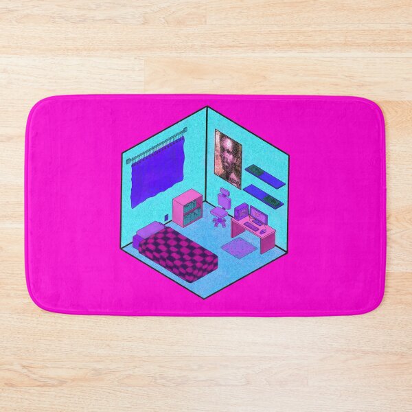 Item preview, Vaporwave pink blue purple tumbler bedroom designed and sold by Shred-Lettuce.
