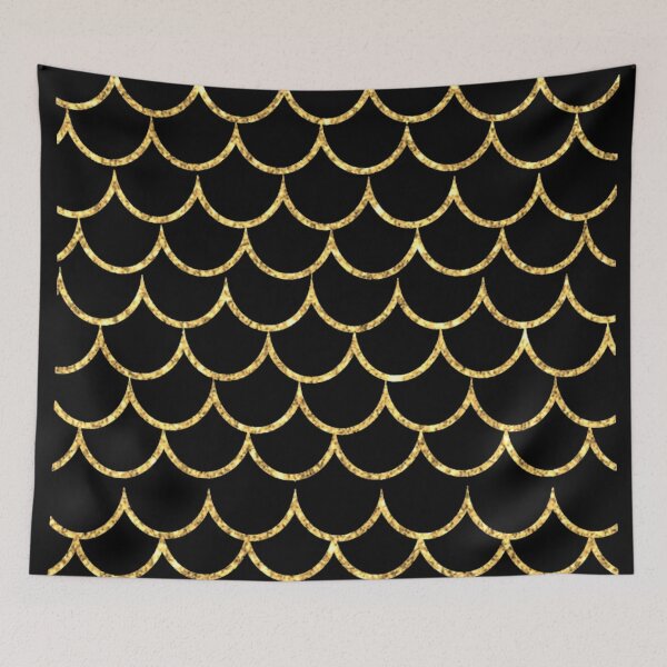 Item preview, golden fish scales designed and sold by haneen15.