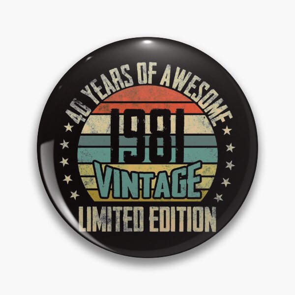 Item preview, VINTAGE 1981 "40 YEARS OF AWESOME" BIRTHDAY OR ANNIVERSARY GIFT designed and sold by dubcee.
