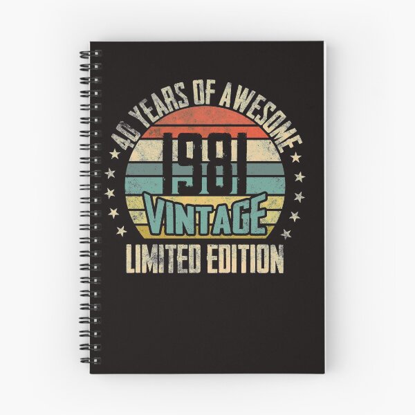 Item preview, VINTAGE 1981 "40 YEARS OF AWESOME" BIRTHDAY OR ANNIVERSARY GIFT designed and sold by dubcee.
