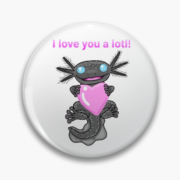 Item preview, Valentines day axolotl  designed and sold by KatyChristoff.