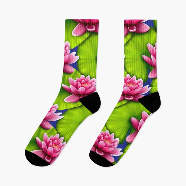 Item preview, Pink Water Lily Pads designed and sold by Kraina.