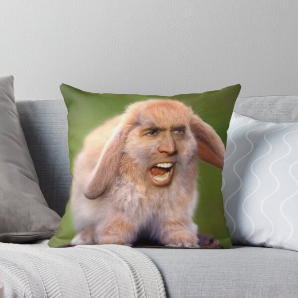 Item preview, Nicholas Cage(d rabbit) designed and sold by CakeEaterDesign.