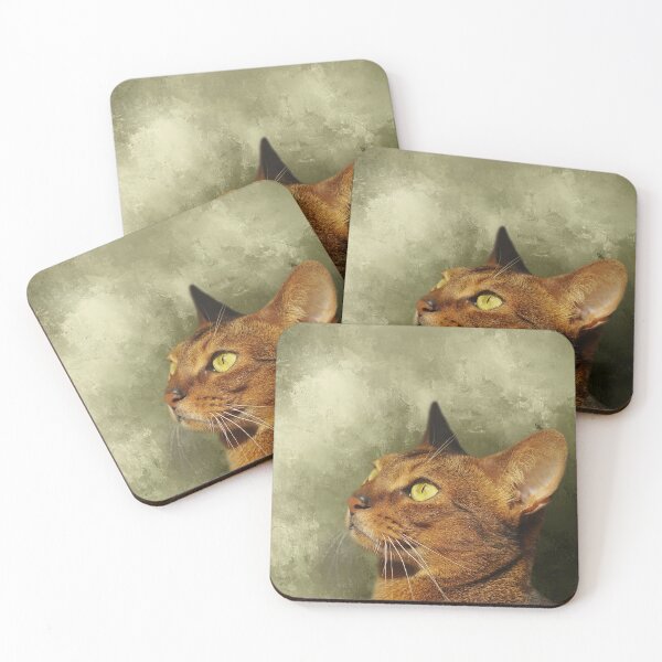 Item preview, Abyssinian Cat Portrait designed and sold by Elisabeth Lucas.