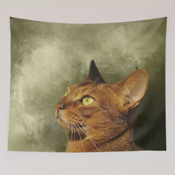 Item preview, Abyssinian Cat Portrait designed and sold by Elisabeth Lucas.