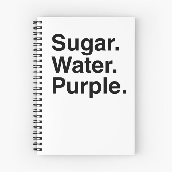 Item preview, Sugar Water Purple (Black Text) designed and sold by SemiSlicks.