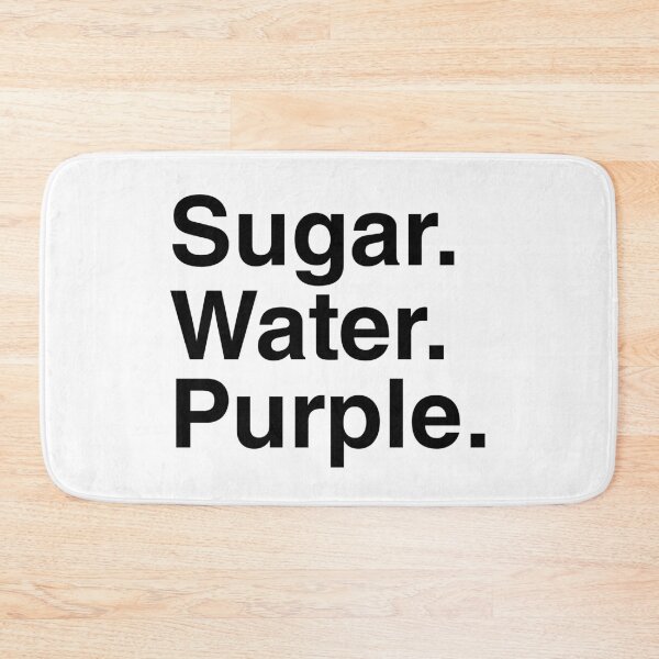 Item preview, Sugar Water Purple (Black Text) designed and sold by SemiSlicks.