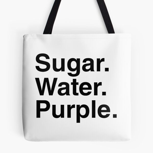 Item preview, Sugar Water Purple (Black Text) designed and sold by SemiSlicks.