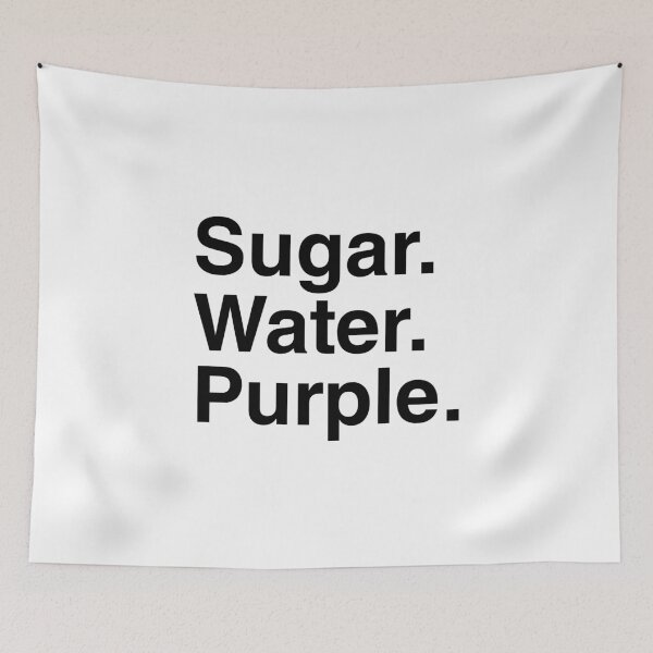 Item preview, Sugar Water Purple (Black Text) designed and sold by SemiSlicks.