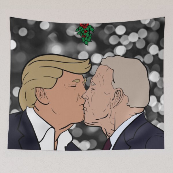 Item preview, Trump Kissing Biden  designed and sold by LookNook.