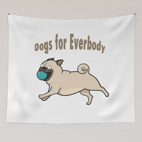 Item preview, Dogs for Everybody designed and sold by Giovanni's  Brown Quotes.