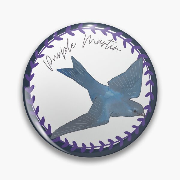 Item preview, Purple Martin birding bird species bird logo designed and sold by TheWaterBirds.