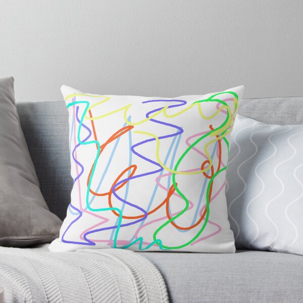 Item preview, Childish Neon Lines Doodle designed and sold by Dator-Abstracts.