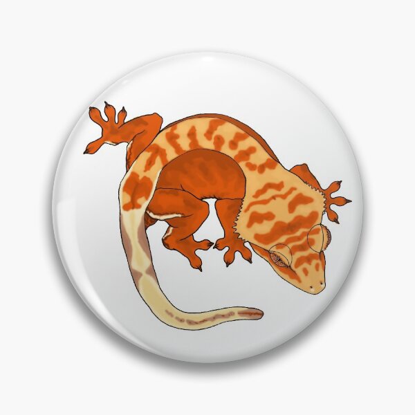 Item preview, Super Tiger Crested Gecko designed and sold by TinkerandBone.