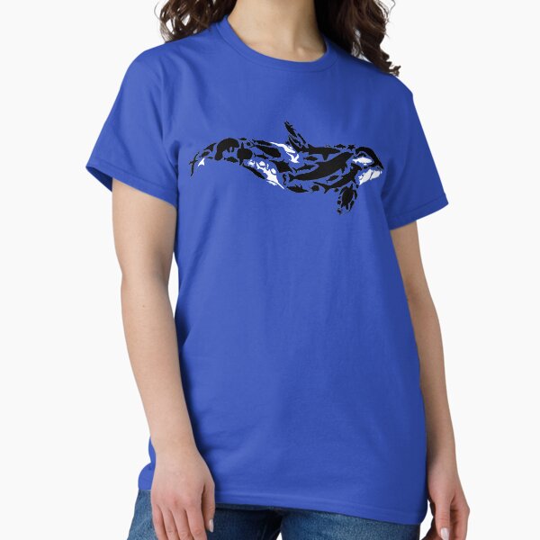 Vista previa del artículo con la obra «Orca del océano», diseñado y vendido por ArtByBreah.