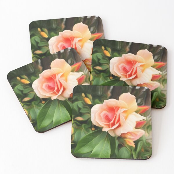 Item preview, Apricot Rose - Painterly Beauty designed and sold by PaisleyMcNoodle.