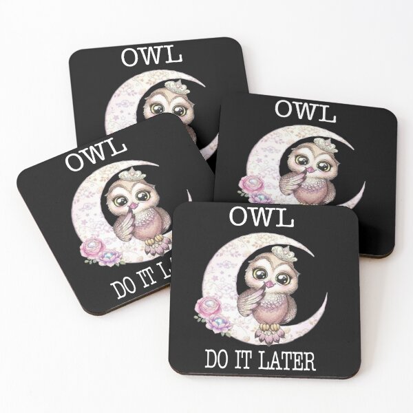 Item preview, Owl do it later designed and sold by ihebwkqh17.