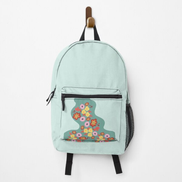 Item preview, Floating flowers on a blue river designed and sold by Shus-arts.
