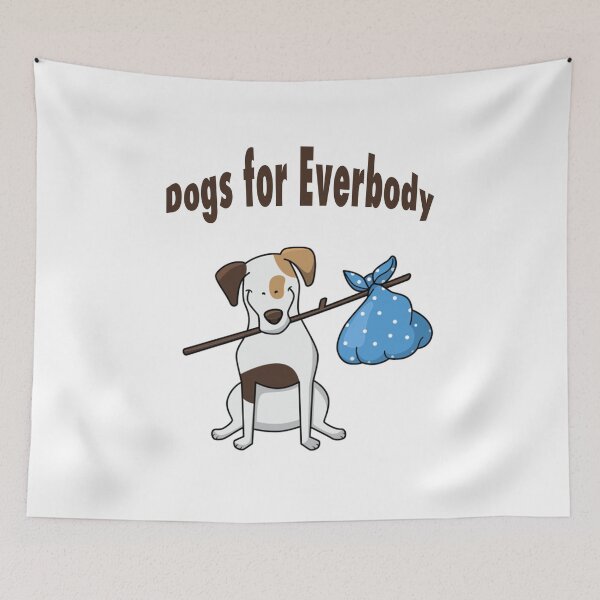 Item preview, Dogs for Everybody designed and sold by Giovanni's  Brown Quotes.