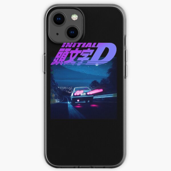 Initial D Neon AE86 iPhone Soft Case