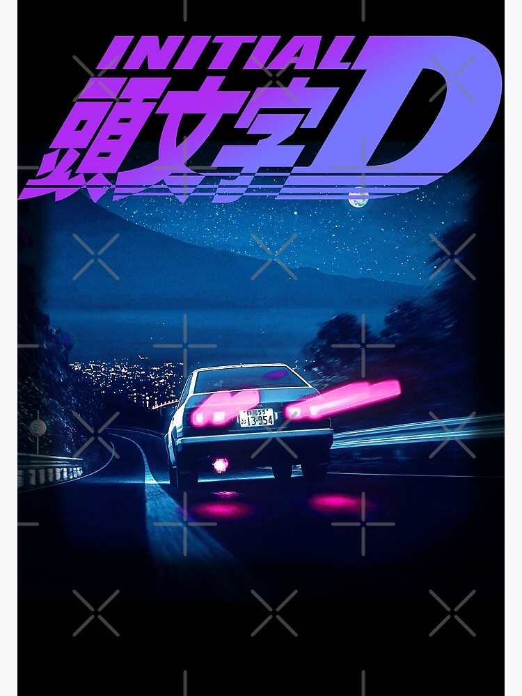 Initial D Running in the 90s Manga Poster for Sale by GeeknGo