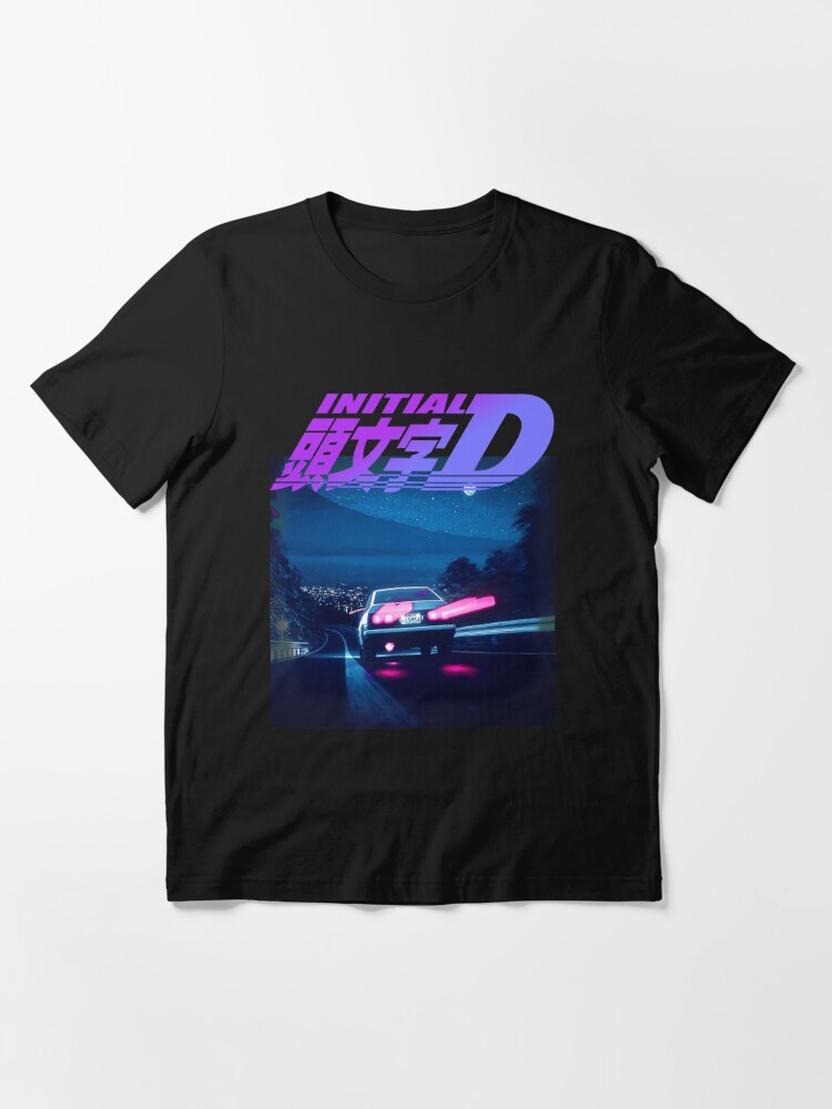 T Shirt Initial D Neon Ae86 Par Geekngo Redbubble