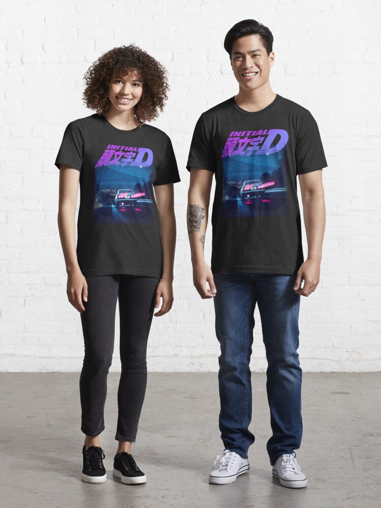 Initial D Neon AE86 Essential T-Shirt for Sale by GeeknGo