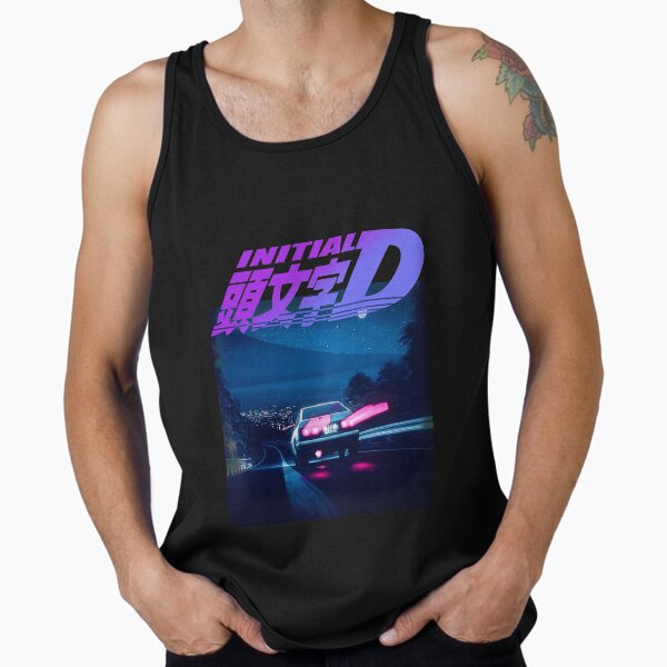 Initial D Neon AE86 Tank Top