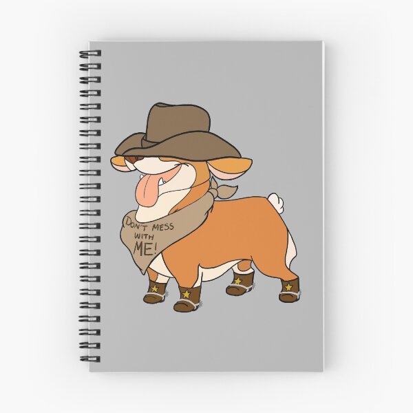 Item preview, ‘Don’t Mess With Me!’ Cowboy Corgi designed and sold by pheebstheartist.