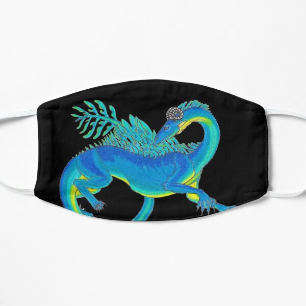 Blue Sea Dragon Flat Mask