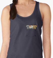Neko Atsume Pocketed Women's Tank Top