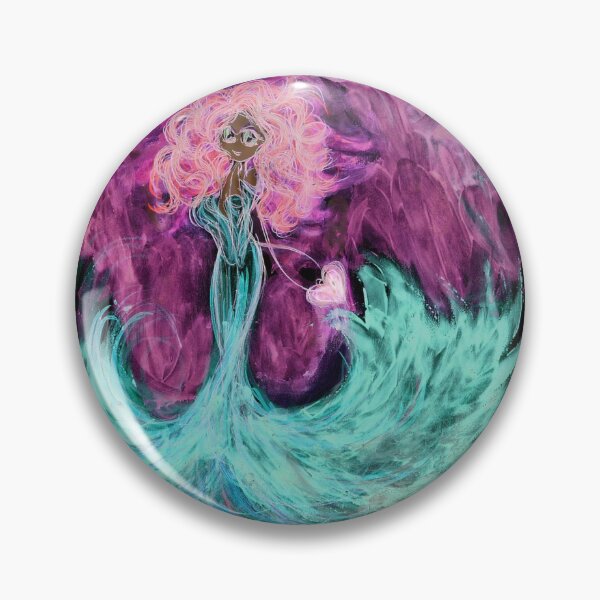 Item preview, Lady with Heart Locket Necklace designed and sold by Korroby.