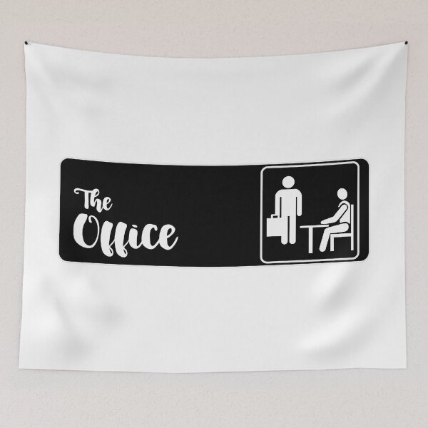 Item preview, The Office Logo Calligraphy- Black  designed and sold by melinarae.