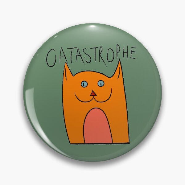 Item preview, Catastrophe the wicked orange cat designed and sold by JellaDelta.