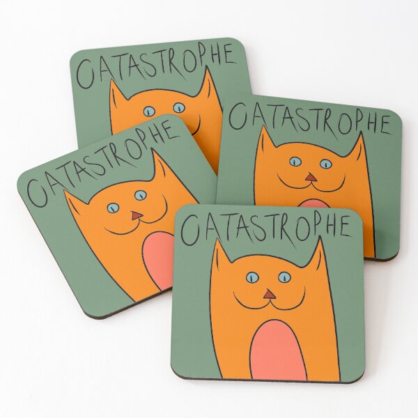 Item preview, Catastrophe the wicked orange cat designed and sold by JellaDelta.