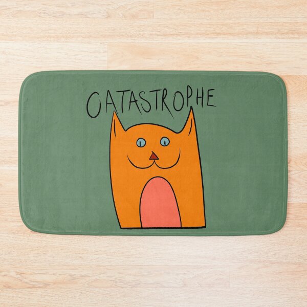Item preview, Catastrophe the wicked orange cat designed and sold by JellaDelta.