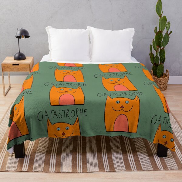 Item preview, Catastrophe the wicked orange cat designed and sold by JellaDelta.