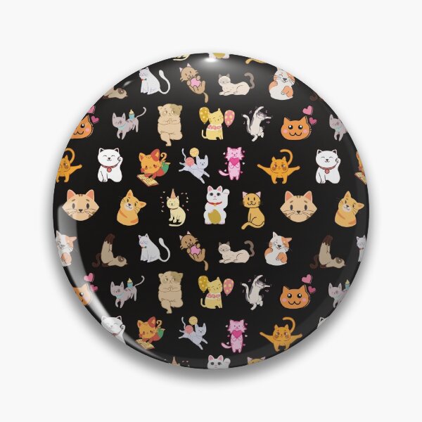 Artikelvorschau, Lustige Katzen auf schwarzem Hintergrund entworfen und verkauft von HypeElegance.