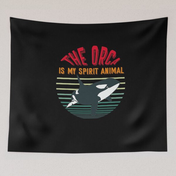 Item preview, the orca is my spirit animal designed and sold by Artsy Aura ⭐⭐⭐⭐⭐  .
