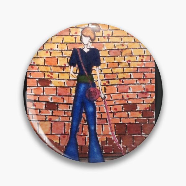 Item preview, The girl with the pink bag- a little stroll designed and sold by Astor's Art.