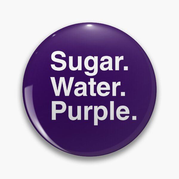 Item preview, Sugar Water Purple (White text) designed and sold by SemiSlicks.
