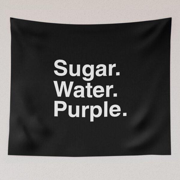 Item preview, Sugar Water Purple (White text) designed and sold by SemiSlicks.