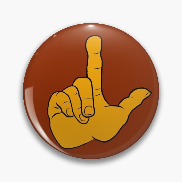 Item preview, The letter L in ASL designed and sold by BatemanBranding.