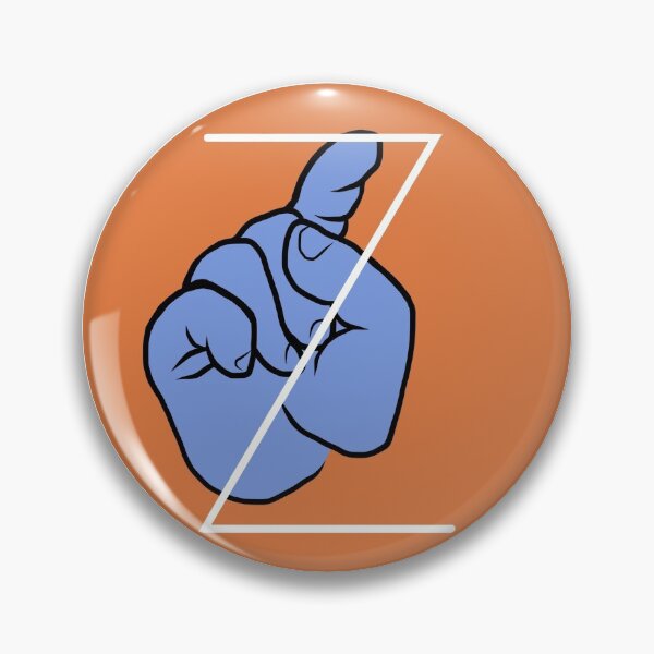 Item preview, The letter Z in ASL designed and sold by BatemanBranding.