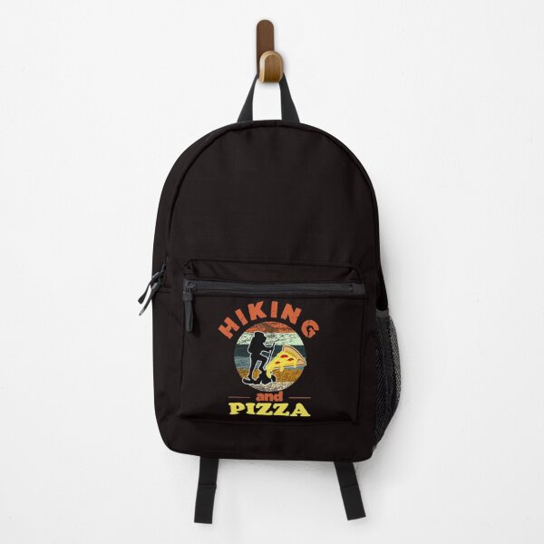 Item preview, Hiking And Pizza - Funny Hiking and Pizza Humor Sunset Retro Gift Idea  designed and sold by leo121687.