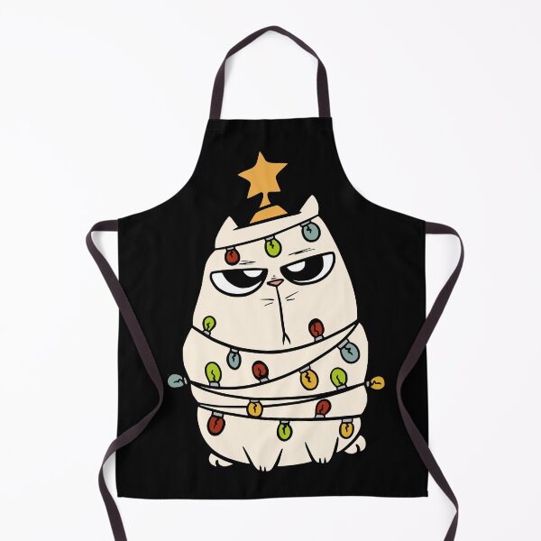 Item preview, Cat Christmas tree funny designed and sold by kickwear-com.