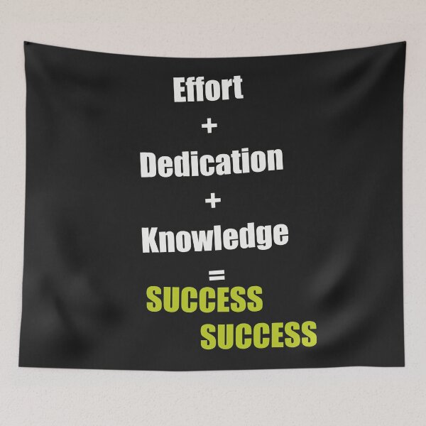 Item preview, Effort Dedication Knowledge Success designed and sold by JirehShop.
