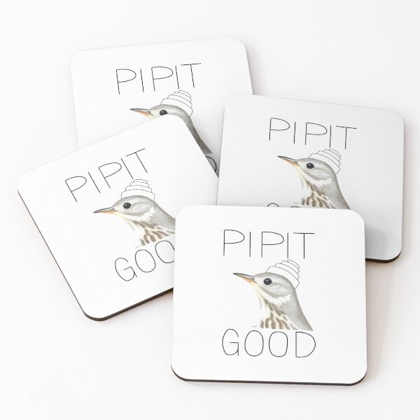 Item preview, Pipit Good (American Pipit) designed and sold by LauraWolfArtist.